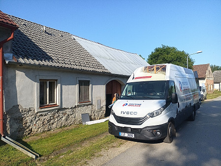 Izolace stropu zděného rodinného domu v Jihočeském kraji